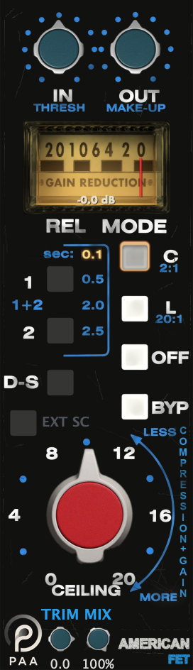 PAA Audio American FET plugin interface